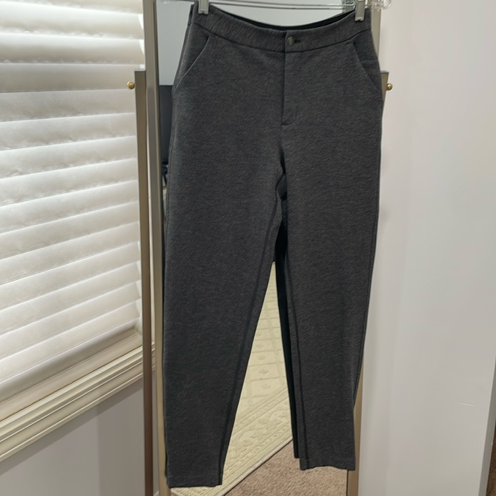 Lululemon heathered gray trousers